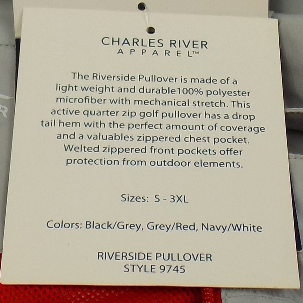 Charles River Apparel 2016 Steven Choate Classic Golf Tournament Windbreaker NWT - Picture 10 of 12